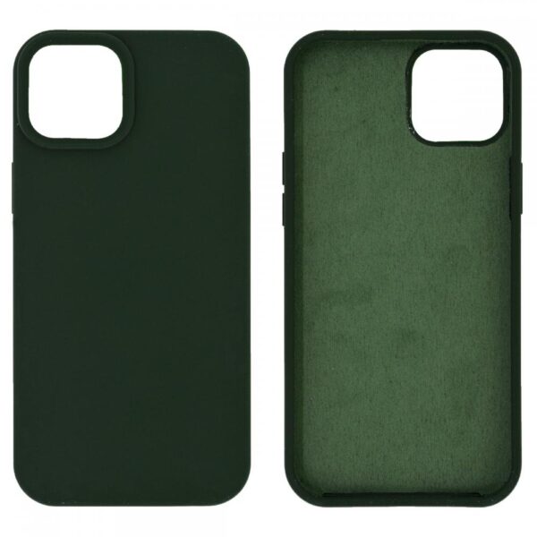 Θήκη Ancus Silicon Liquid για Apple iPhone 15 Plus Σκούρο Πράσινο