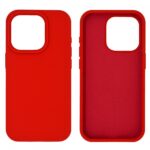 Θήκη Ancus Silicon Liquid για Apple iPhone 15 Pro Κόκκινο