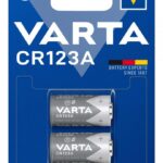 VARTA μπαταρία λιθίου CR123A, 3V, 2τμχ