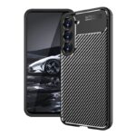 Θήκη Ancus AutoFocus Carbon Fibe για Samsung SM-S916B Galaxy S23+ 5G Μαύρη