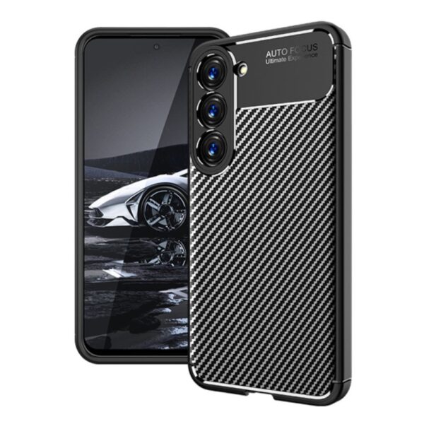 Θήκη Ancus AutoFocus Carbon Fibe για Samsung SM-S916B Galaxy S23+ 5G Μαύρη