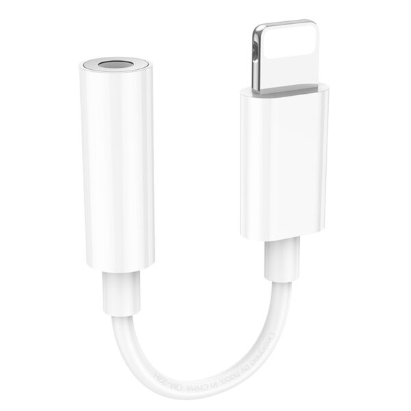 Αντάπτορας Hoco LS34 Lightning σε 3.5 Λευκό Original IC