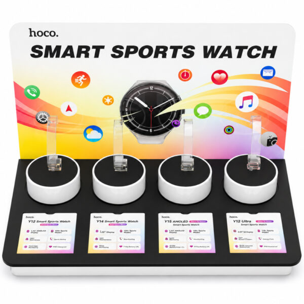Hoco HN21 Smart Watch Display Stand για Y12 Y14 Y15 και Y12 Ultra με Ταμπελάκια Πληροφοριών