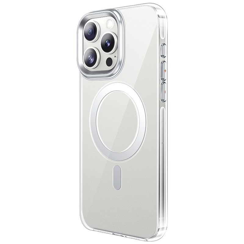 40574.jpg Θήκη Hoco Premium Series Transparent AS3 Magnetic Mag-charge για Apple iPhone 15 Pro Διάφανη