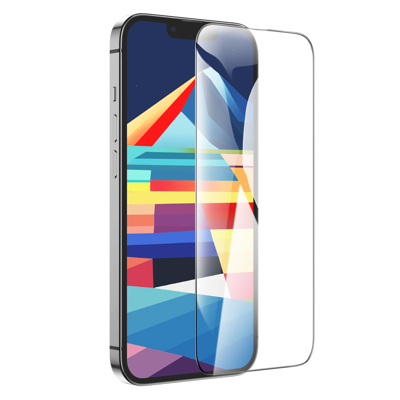 40786.jpg Tempered Glass Hoco Premium Series G14 0.33mm HD Full Screen Large Arc Edges Protection HD 3D για Apple iPhone 16 Plus 15 Plus Σετ 10τεμ.