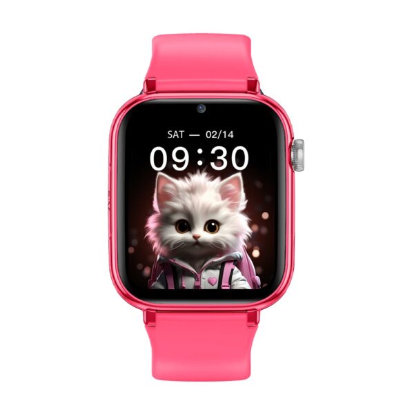 Kids Smartwatch Maxcom FW59 Kiddo 4G GPS IP65 670mAh με 1.85” IPS 20mm Silicon Band και SOS Button Ροζ με Δυνατότητα Κλήσεων