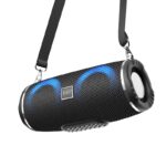 Φορητό Ηχείο Wireless Hoco HC12 Sports v5.0 10W 1200mAh Ενσωματωμένο Μικρόφωνο FM Micro SD USB AUX LED Μαύρο