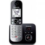 Ασύρματο Ψηφιακό Τηλέφωνο Panasonic KX-TG6861GRB με Αποκλεισμός Kλήσεων και Αυτόματο Τηλεφωνητή Μαύρο