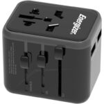 Παγκόσμιος Φορτιστής Ταξιδίου Energizer TA637A USN/CN AU UK EU με 2 x USB-A 12W Μαύρο