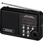 Φορητό Ραδιόφωνο FM/ZW/SW με USB, Micro SD, MP3, 3,5mm 2W Sencor SRD 215 B Μαύρο