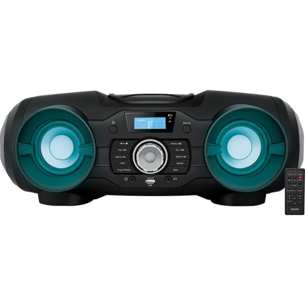 ΡαδιοCD Boombox Sencor SPT 5800 25W με Bluetooth v5.0 CD USB 3.5mm LCD Οθόνη και Λειτουργία Disco LED Μαύρο