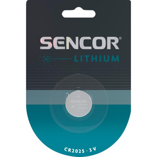 Μπαταρία Λιθίου Sencor SBA CR2025 3V 1τμχ