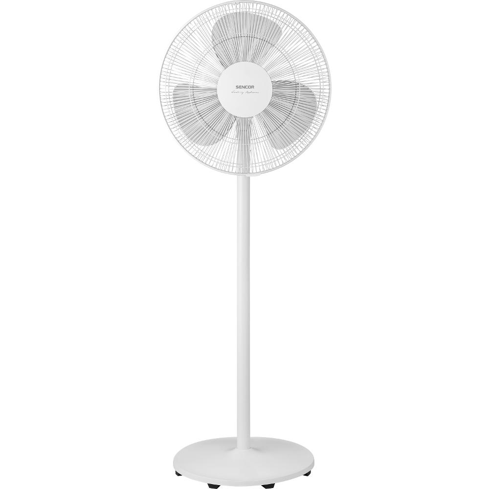 Ανεμιστήρας Δαπέδου Sencor SFN 4060WH 50W 2 σε 1 3 Ταχυτήτων Διαμέτρου 40cm Λευκός