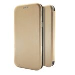 Θήκη Book Ancus Magnetic Curve για Xiaomi Redmi Note 13 4G TPU Χρυσαφί