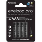Μπαταρία Επαναφορτιζόμενη Panasonic Eneloop Pro BK-4HCDE/4BE 930 mAh size AAA Ni-MH 1.2V Τεμ. 4 New Package
