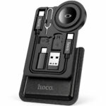 Set Ασύρματου Φορτιστή Hoco CW58 για iWatch 1-9/SE Ultra με Καλώδιο USB-C σε USB-C 15cm και Αντάπτορες USB-A / Lightning