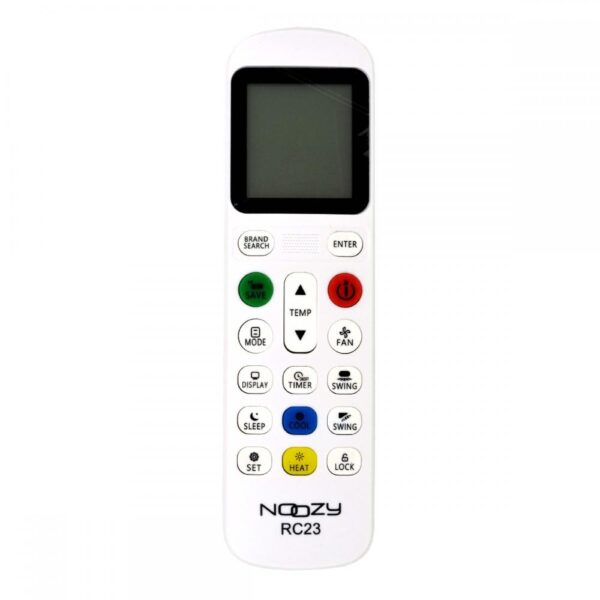 Τηλεχειριστήριο Universal Noozy RC23 για Κλιματιστικά με Λειτουργία Κλειδώματος για Παιδιά και Φωτιζόμενη Οθόνη