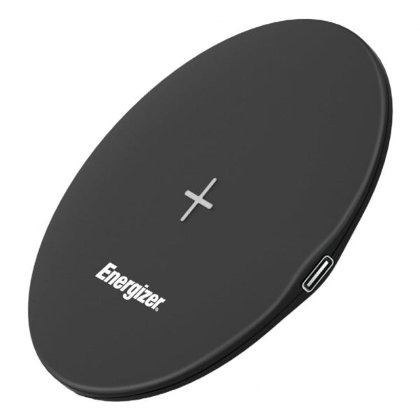Ασύρματος Φορτιστής Energizer A15W 15W με καλώδιο USB-C 1m Μαύρος