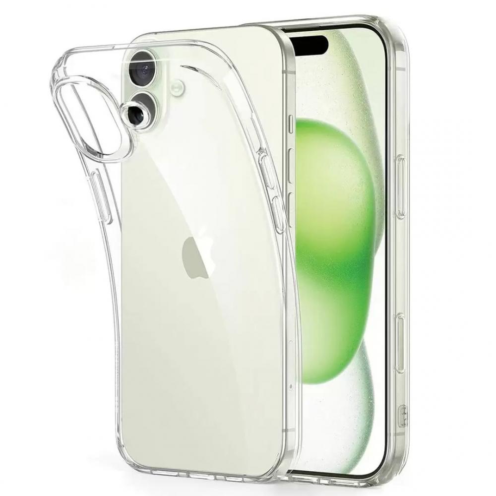 Θήκη TPU Ancus 2.0mm για Apple iPhone 16 Plus Διάφανο