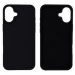 Θήκη Ancus Silicon Liquid για Apple iPhone 16 Plus Μαύρο
