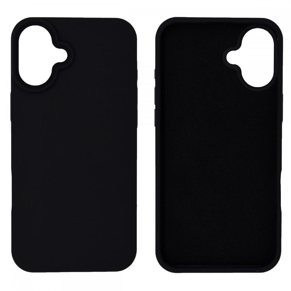 Θήκη Ancus Silicon Liquid για Apple iPhone 16 Plus Μαύρο