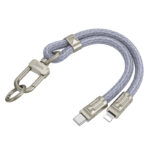 Hoco GH5 Καλώδιο Φόρτισης/Λουράκι Καρπού USB-C σε Lightning PD20W Braided Μπλε 22cm