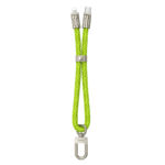 Hoco GH5 Καλώδιο Φόρτισης/Λουράκι Καρπού USB-C σε Lightning PD20W Braided Πράσινο 22cm