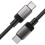 Καλώδιο Acefast C9-03 Μεταλλικό USB-C σε USB-C 60W 20V/3A Braided Μαύρο 1.2m