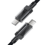 Καλώδιο Acefast C12-03 USB-C σε USB-C PD60W 3A Braided Μαύρο 1.2m