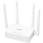 Wifi Router Hoco. DQ04 300Mbps 4x5dBi 2.4GHz Λευκό
