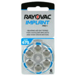 Μπαταρίες Ακουστικών Βαρηκοΐας Rayovac 675 Implant Pro 1.45V Τεμ. 6