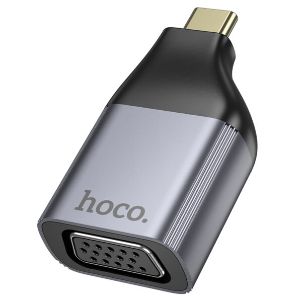 Αντάπτορας Hoco UA34 USB-C σε VGA 2k Γκρι