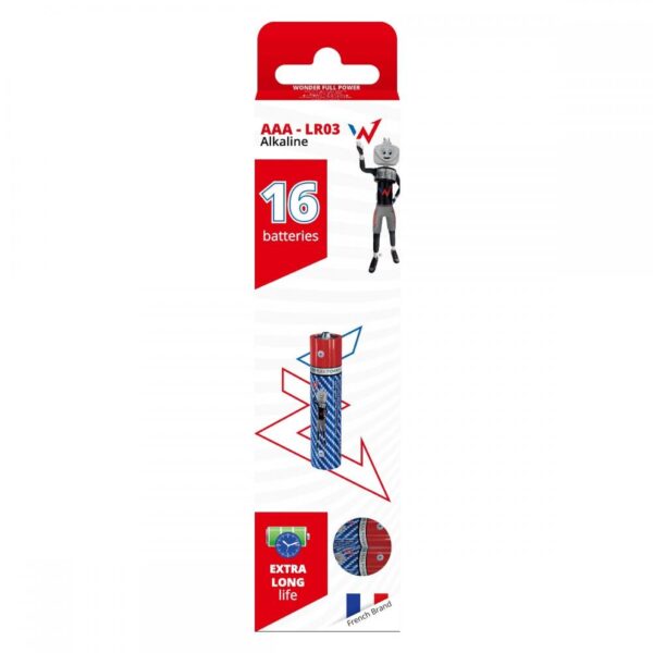 Μπαταρία Αλκαλική Wonder Full Power LR03 size AAA 1.5V Τεμ. 16