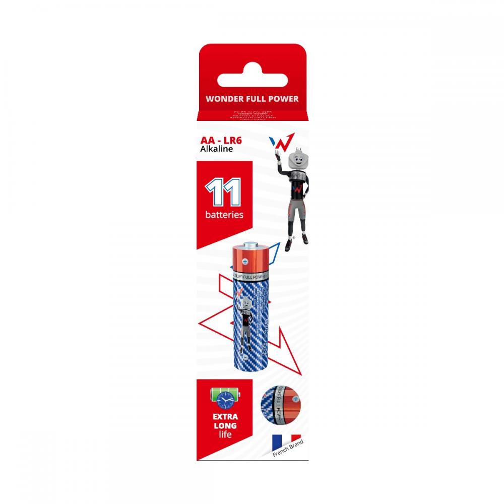 46415.jpg Μπαταρία Αλκαλική Wonder Full Power LR6 size AA 1.5V Τεμ. 11
