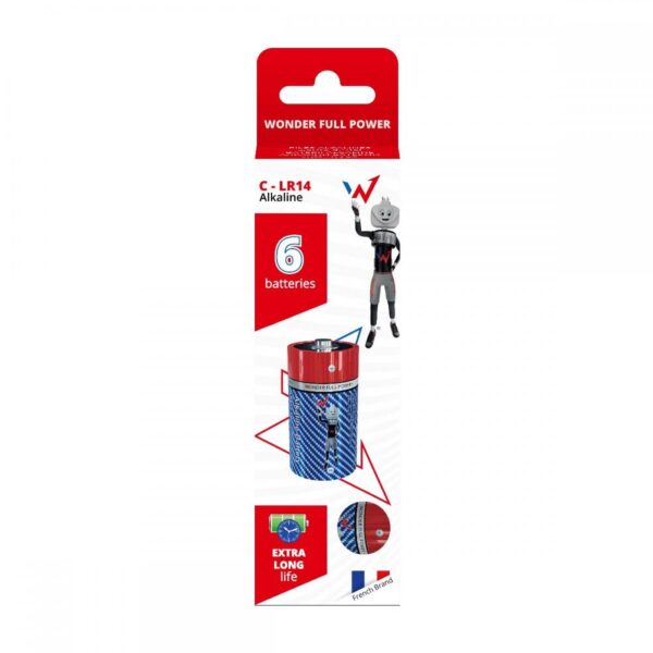 Μπαταρία Αλκαλική Wonder Full Power C-LR14 1.5V Τεμ. 6