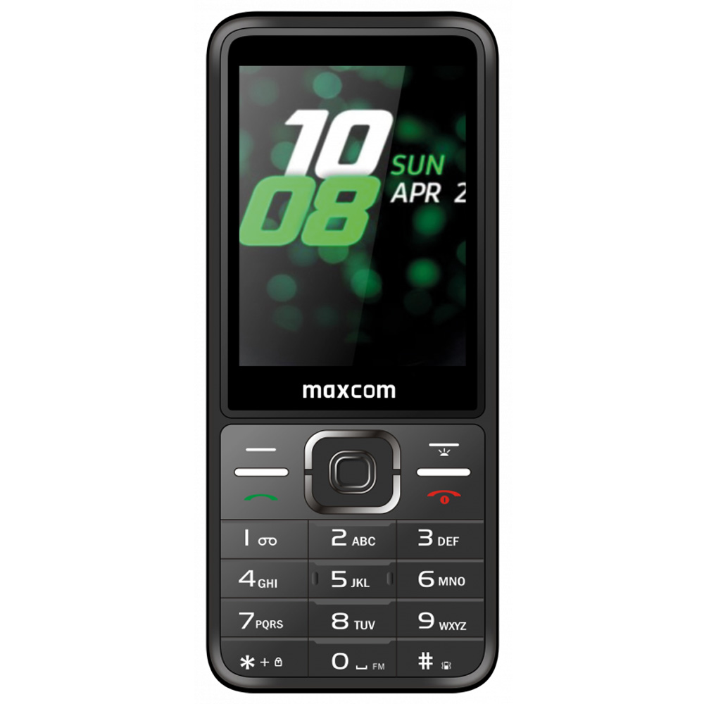 Maxcom MM244 SE 2.8" με Bluetooth, Ραδιόφωνο, Κάμερα, Φακό και Μεγάλα Γράμματα, Γκρι
