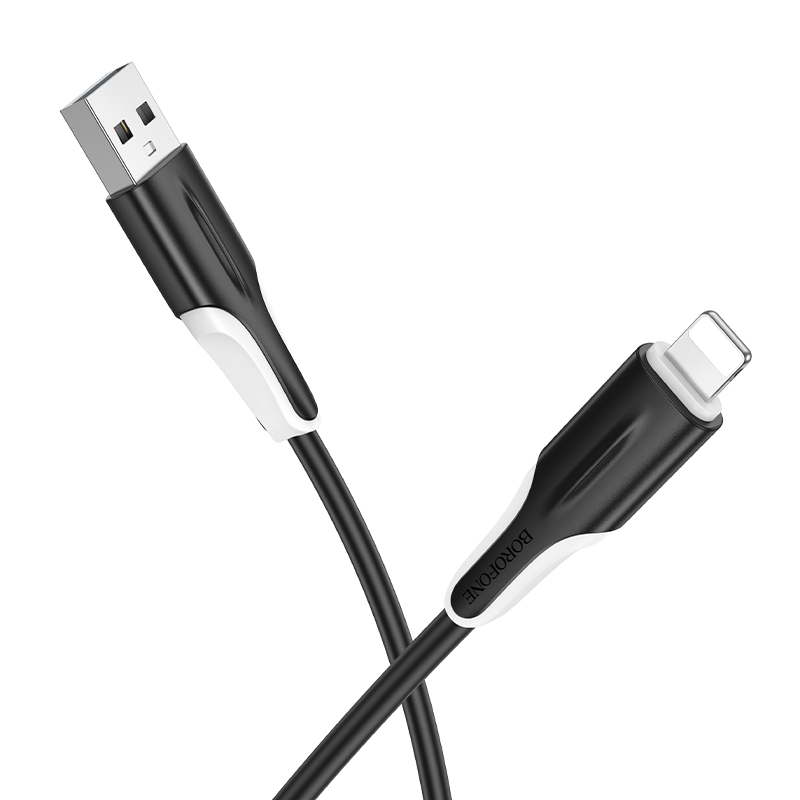 Καλώδιο Borofone BX119 USB σε Lightning 2.4A Μαύρο 1m