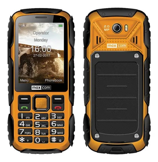 46635.jpg Maxcom MM920 L 2.8" Water-dust proof IP67 με Φακό, Ραδιόφωνο (Λειτουργεί χωρίς Handsfree) και Κάμερα Πορτοκαλί - Μαύρο