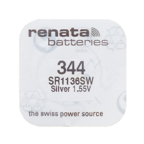 Buttoncell Silver Renata 344/SR42SW/SR1136SW Τεμ. 1