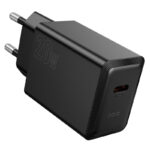 Φορτιστής Ταξιδίου Hoco N68 Nuevo με 1 Εξόδο Φόρτισης USB-C PD20W 5V 3.0A Μαύρος