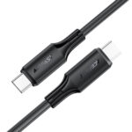 Καλώδιο Σύνδεσης Acefast C17-03 USB-C σε USB-C PD60W 3A Fast Charge USB2.0 Silicon Μαύρο 1.2m