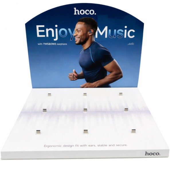Stand Hoco Επιτραπέζιο HN32 για Bluetooth Ακουστικά 9 Θέσεων USB-C 30x24x26cm