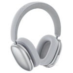 Wireless Ακουστικά Stereo Acefast H9 500mAh v5.4 30dB ANC με Μικρόφωνο και Πλήκτρο Λειτουργιών Ασημί