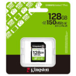 Κάρτα Μνήμης Kingston Canvas Select Plus+ SDXC 128GB Class 10 έως 150MB/s SDS3/128GB