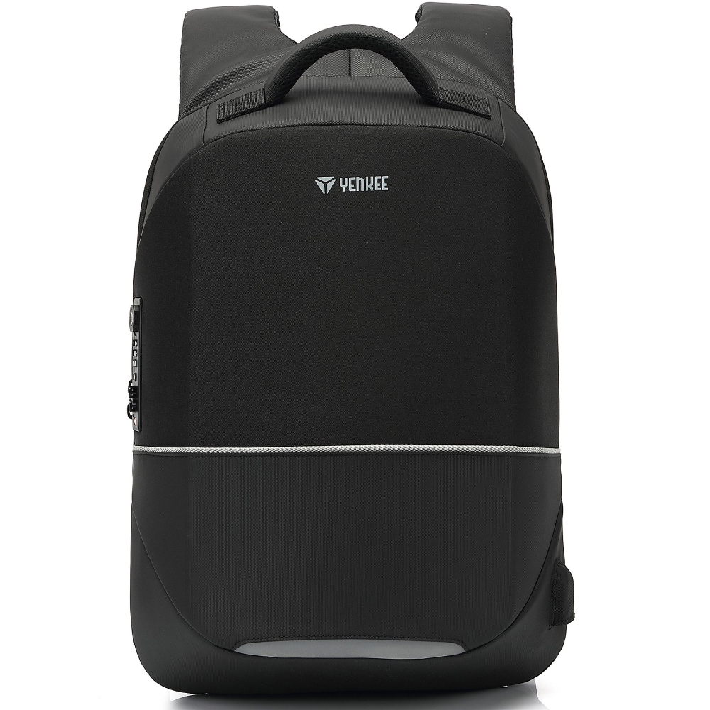 49700.jpg Τσάντα Αντικλεπτική Yenkee YBB 1501 15.6" 20L με TSA Κλείδωμα Ασφαλείας και Θύρα για Powerbank (43x32x16 cm) Μαύρη
