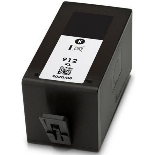 Μελάνι HP Συμβατό 912XL BK (3YL84AE) Σελίδες:1500 Black για Officejet, Officejet PRO 8010e, 8012e, 8014e, 8015e, 8017, 8020, 8022e, 8023