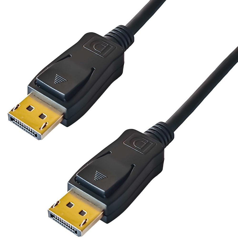 49791.jpg Καλώδιο Display Port Yenkee YVC 01 1.2 4K/60Hz Gold Plated Μαύρο 2m