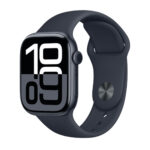 Watchband Hoco WA37 38/40/41/42mm Fluorine Rubber Strap για Apple Watch series 1/2/3/4/5/6/7/8/9/SE/SE2 Μαύρο