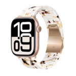 Watchband Hoco WA36 Elegant Series 38/40/41/42mm Πλαστικό Μπρασελέ Strap για Apple Watch series 1/2/3/4/5/6/7/8/9/SE/SE2 Nougat