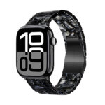 Watchband Hoco WA36 Elegant Series 44/45/46/49mm Πλαστικό Μπρασελέ για Apple Watch series 1/2/3/4/5/6/7/8/9/se/ultra1/ultra2 Μαύρο